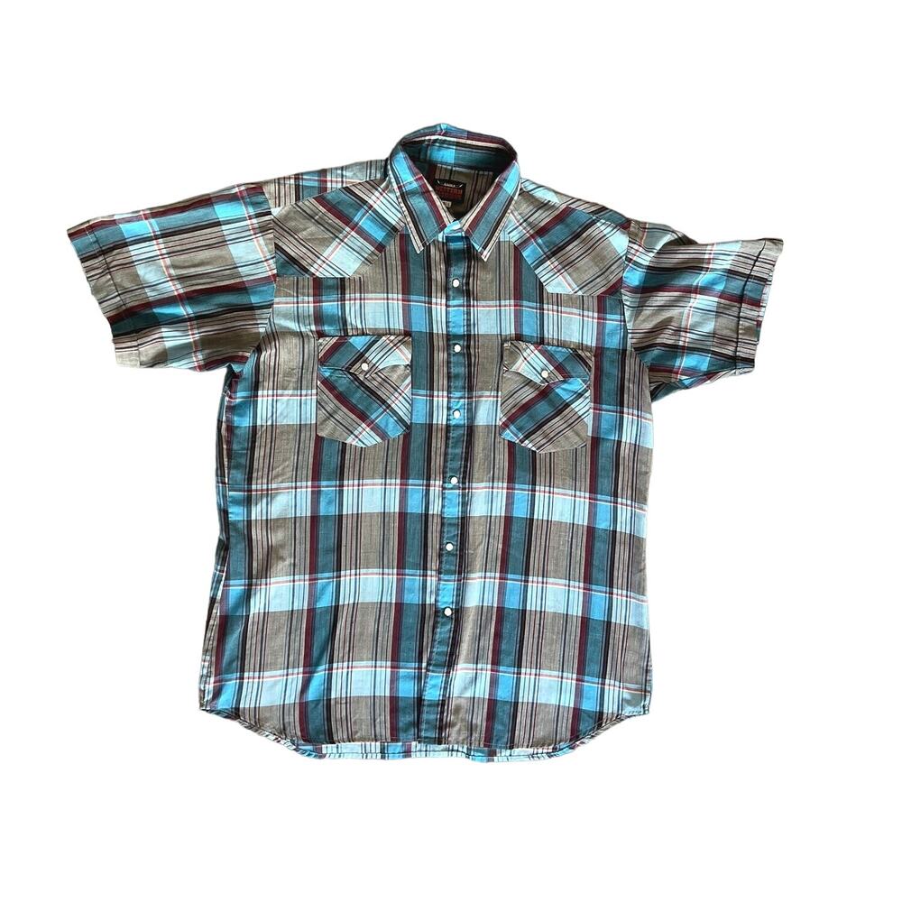 Western pearl snap button down